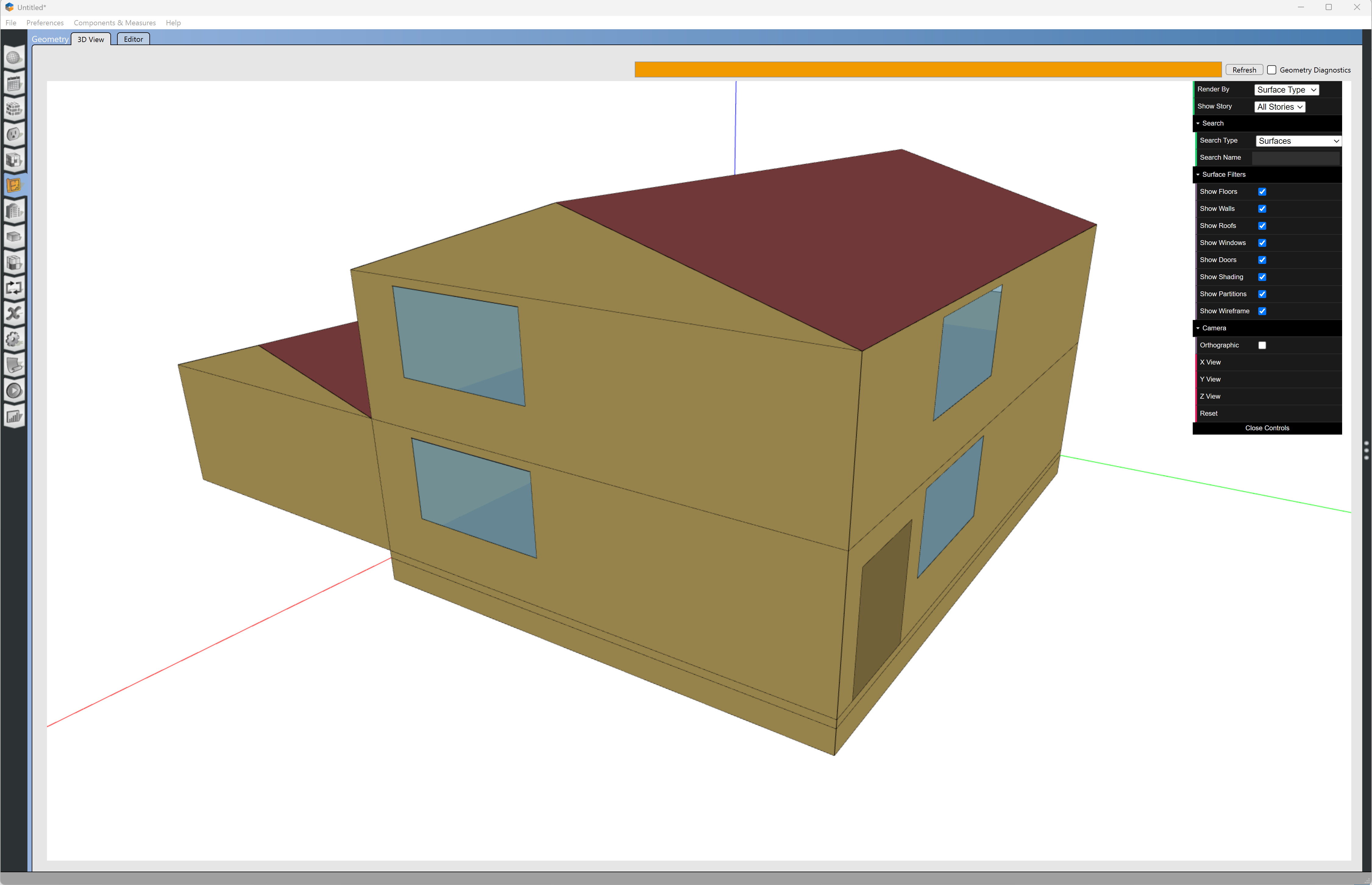 PNNL Single-family detached house with crawlspace